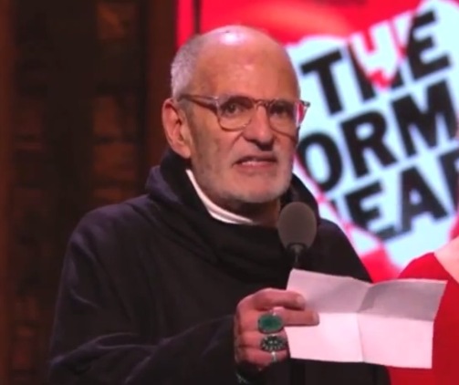 Larry Kramer accepts the 2011 Tony Award for Best Revival of a Play for The Normal Heart.